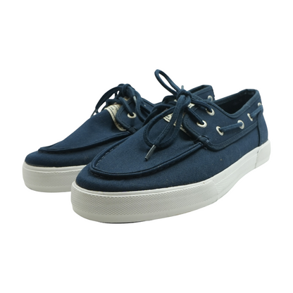Navy Lace-Up Casual Shoes