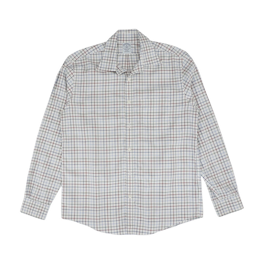 Multi Check Long Sleeve Button Down