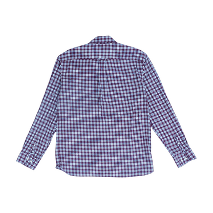Red Plaid Long Sleeve Button Down