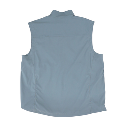 Gray Solid Casual Vest