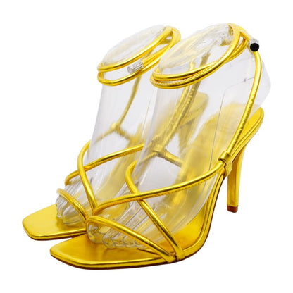 Gold Stiletto Heels