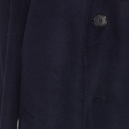 Navy Solid 100% Cashmere Suit Jacket