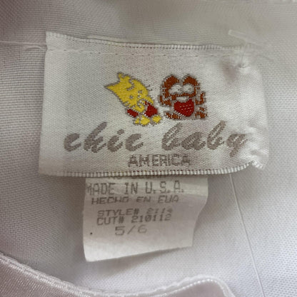 Vintage White Formal Dress