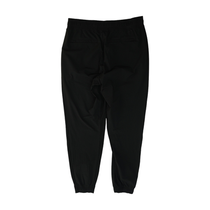 Black Striped Regular Pants