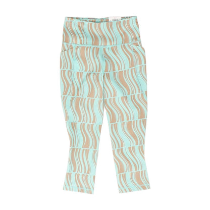 Blue Graphic Leggings
