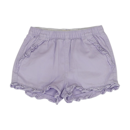 Purple Solid Chino Shorts