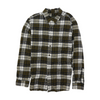 Green Plaid Flannel Button Down