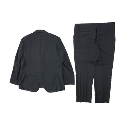 Navy Check Suit