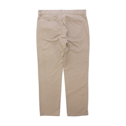 Beige Regular Pants