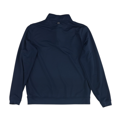 Navy Solid 1/4 Zip Pullover