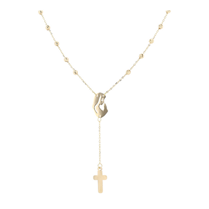 18K Yellow Gold Lariat Necklace
