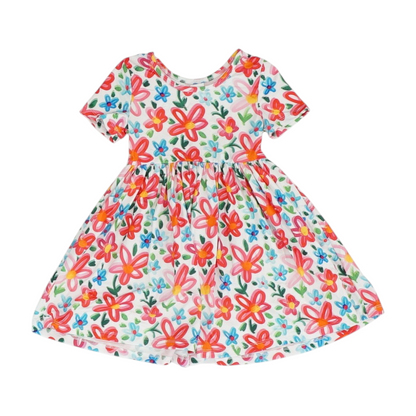 White Floral Dress