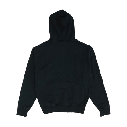 Black Graphic Hoodie Pullover