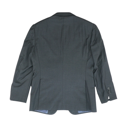 Black Solid Suit Jacket