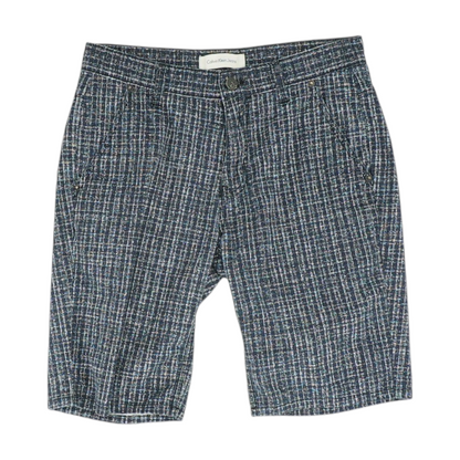 Navy Print Chino Shorts