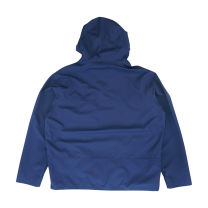Navy Solid Rain Jacket