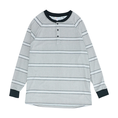 Gray Striped Blouse