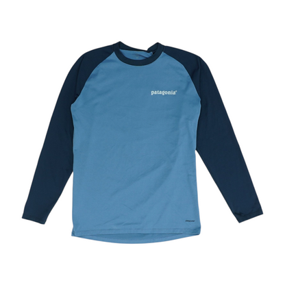 Blue Color Block Active T-Shirt