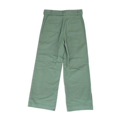 Green Petite Wide Leg Pants