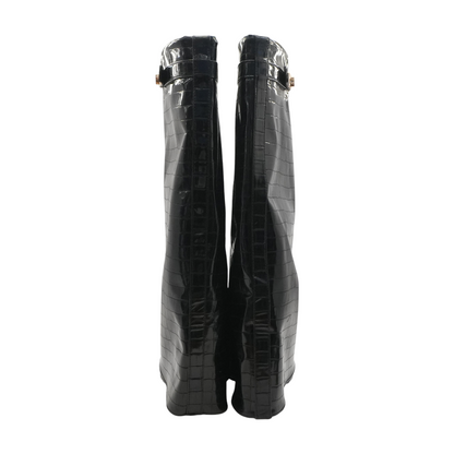 Black Knee-High Boots