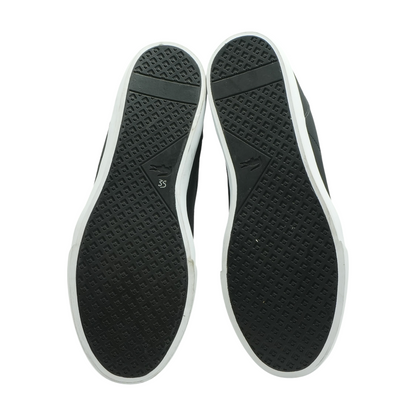 Black Lace-Up Casual Shoes