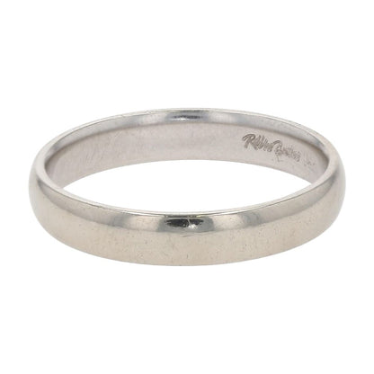 14K White Gold Comfort Fit Band