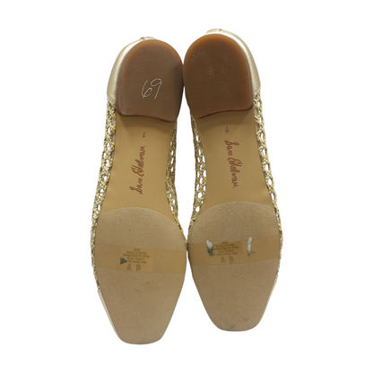 Gold Slip-On Flats