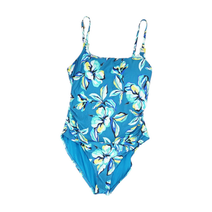 Blue Floral One-Piece