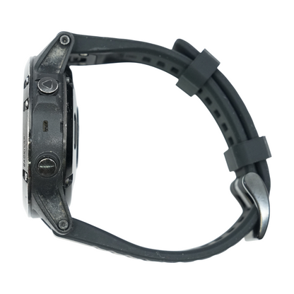 47mm Fenix 5 Black Smartwatch Black Band One Size