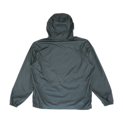 Black Solid Rain Jacket