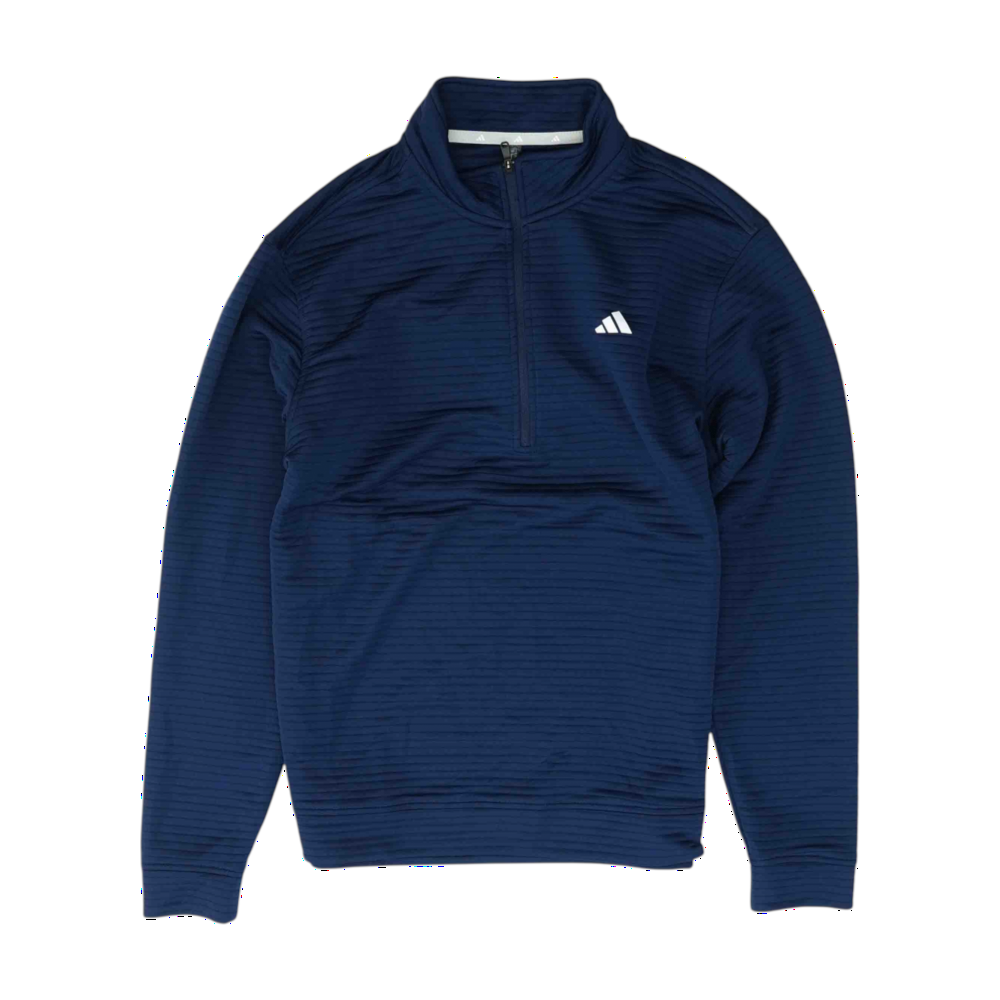 Navy Solid 1/4 Zip Pullover