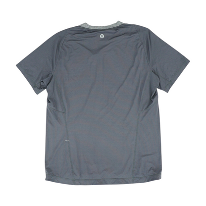 Gray Striped Active T-Shirt