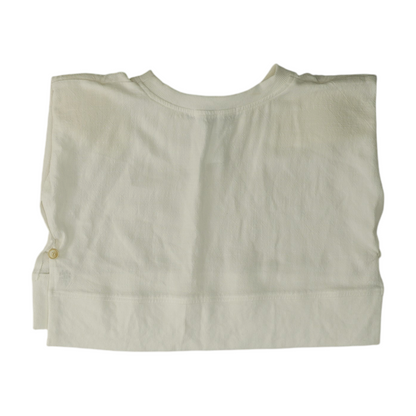 White Cropped Blouse