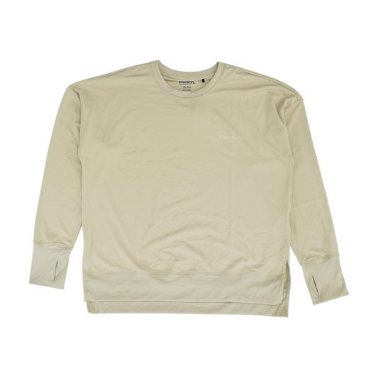 Beige Solid T-Shirt