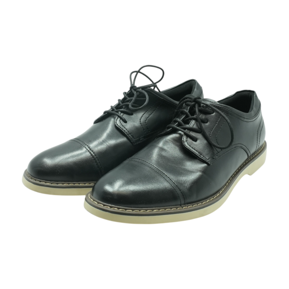Black Lace-Up Dress Shoes