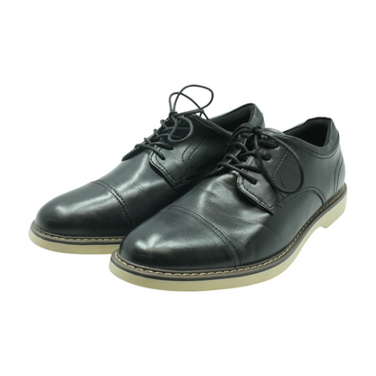 Black Lace-Up Dress Shoes