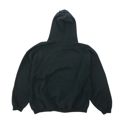 Black Solid Hoodie Pullover
