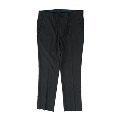 Gray Check Regular Pants