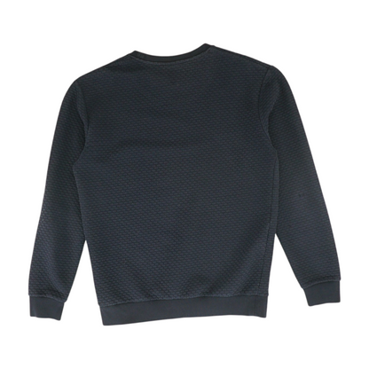 Navy Solid Sweatshirt Pullover