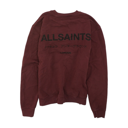 Burgundy Graphic Sweatshirt Pullover