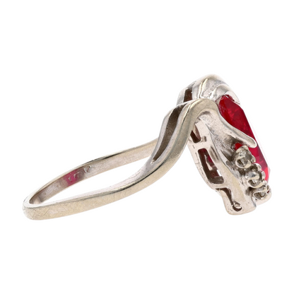10K White Gold Fashion Ring
