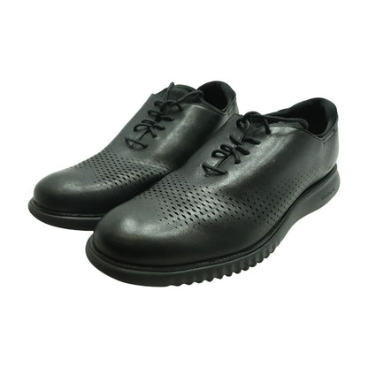 Black Leather Derby/oxford Dress Shoes