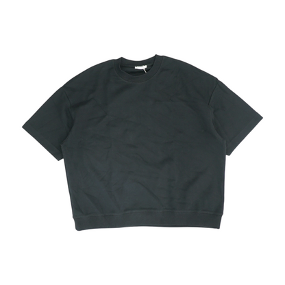 Black Solid Sweatshirt Pullover