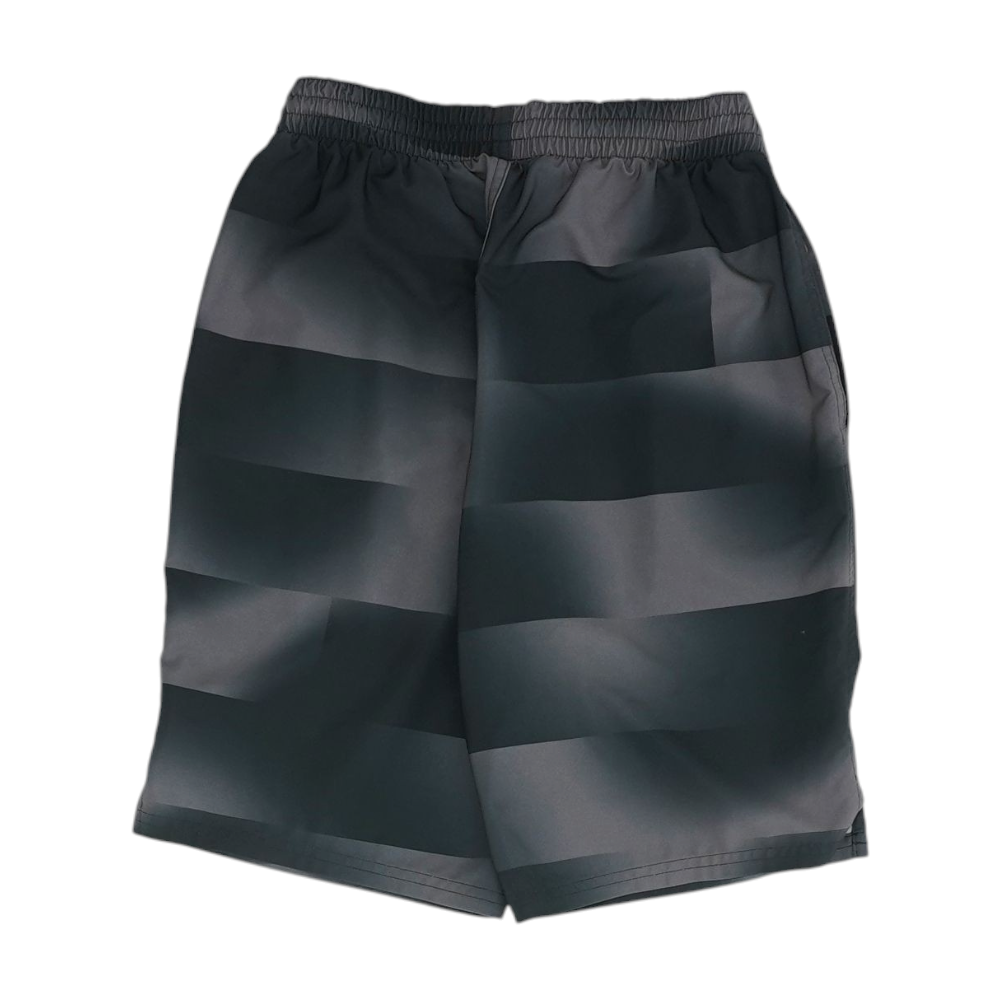 Black Striped Active Shorts