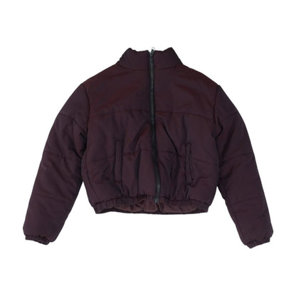 Burgundy Puffer Jacket