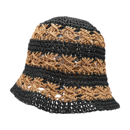 Steve Madden Black Sun / Beach Hat – Image 2