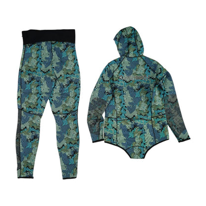 2.5MM Deep Blue Camo Wetsuit