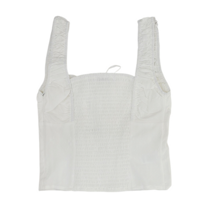 Ivory Cropped Blouse
