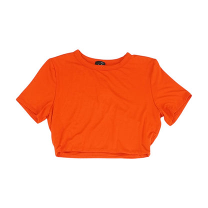 Orange Cropped T-Shirt