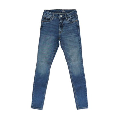Blue High Rise Skinny Leg Jeans